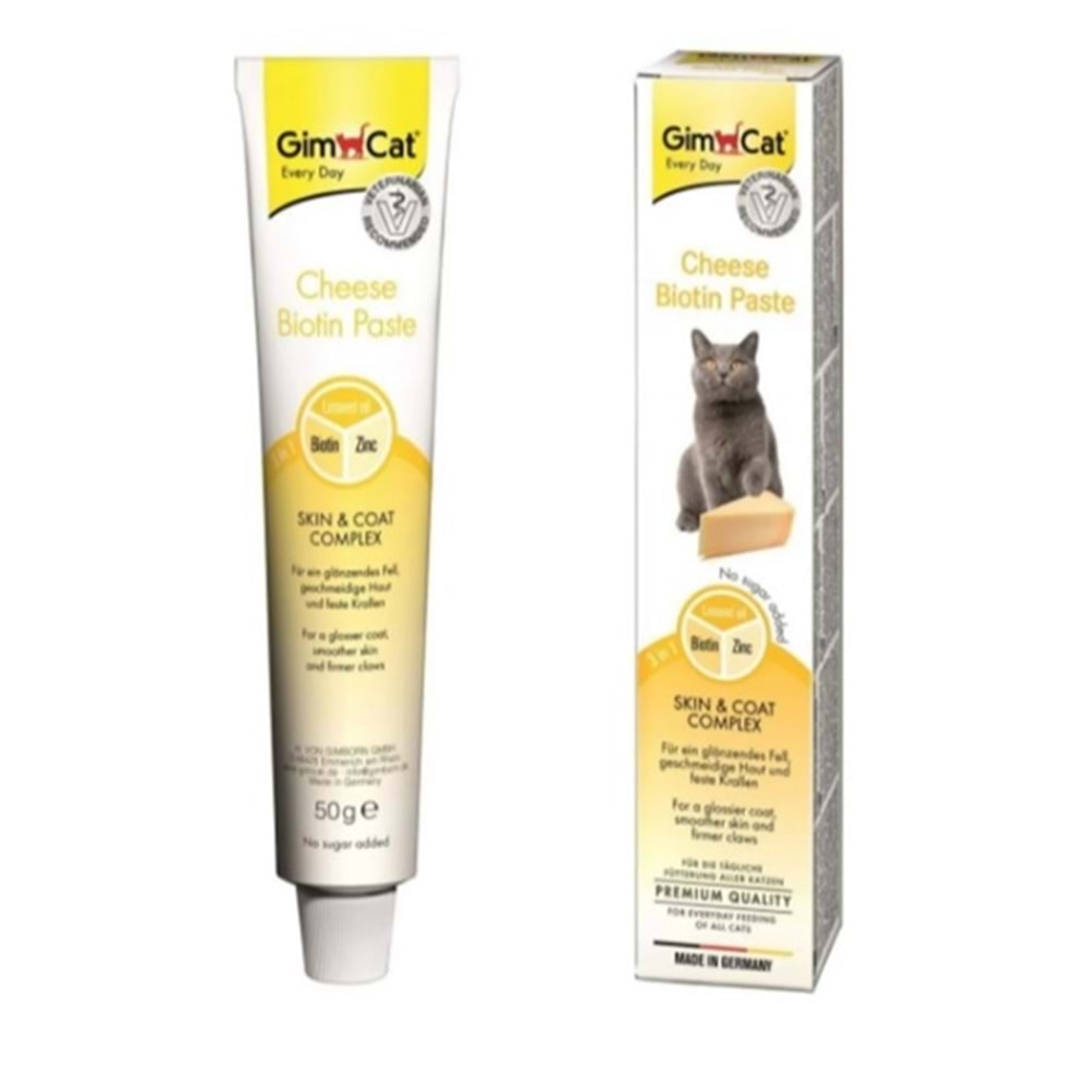 Gimcat Cheese Paste Peynirli Biotin Kedi Macunu 50 gr