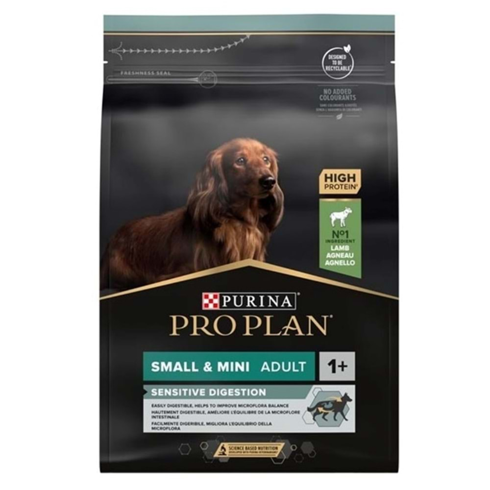 Pro Plan S/M Adult Köpek Maması 3 Kg (Kuzu)