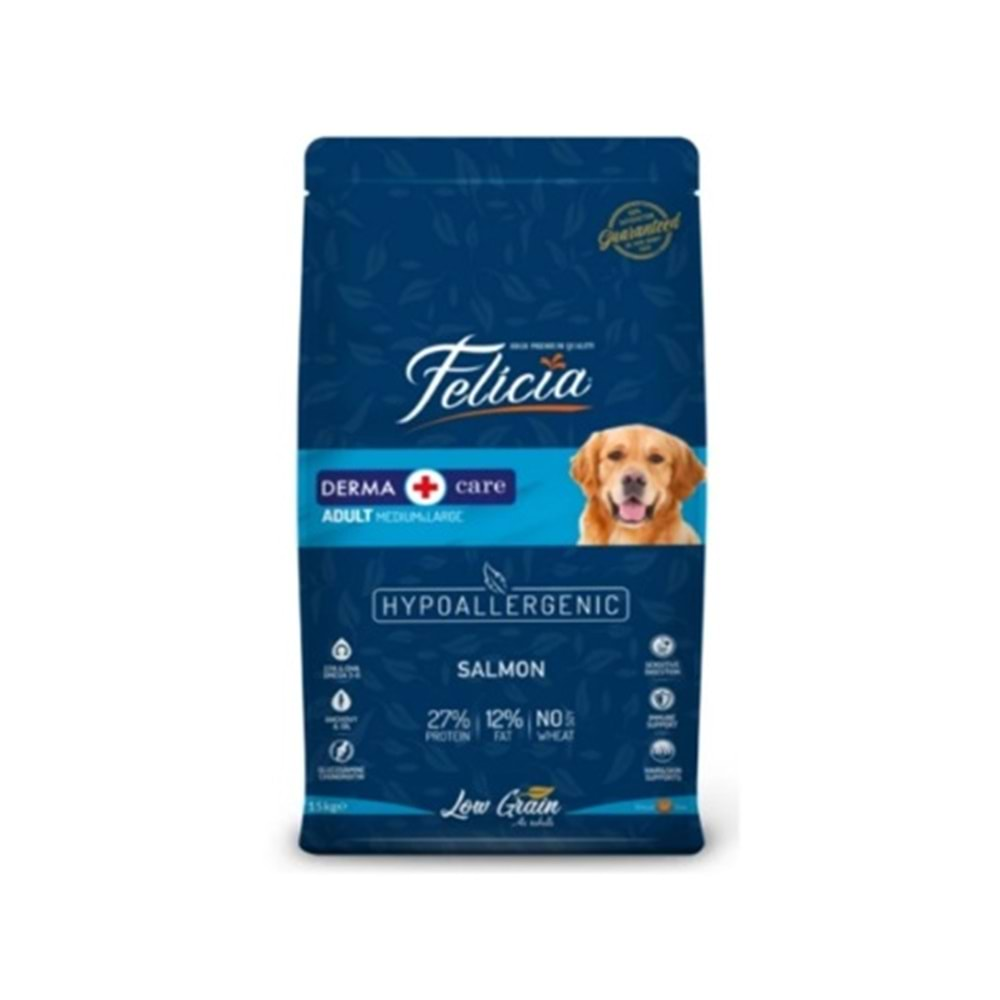 Felicia M/L Adult Köpek Maması 15 Kg (Somonlu)