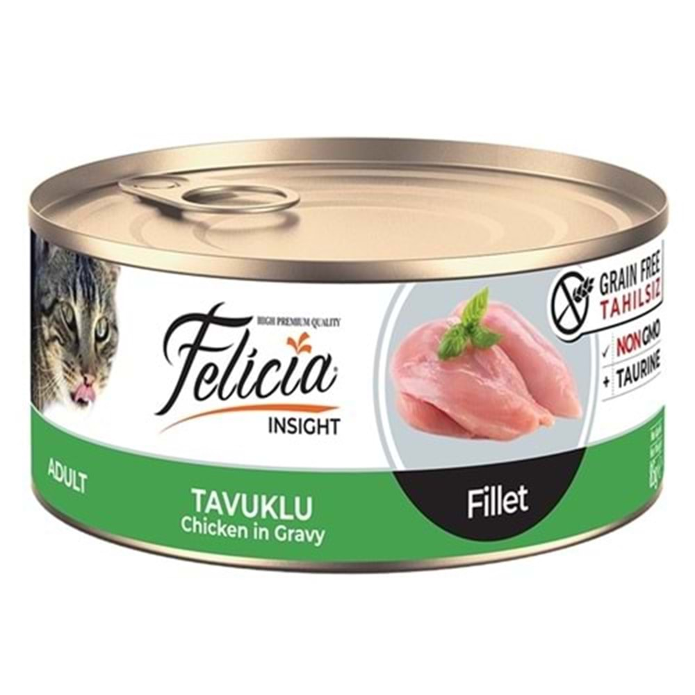 Felicia Adult Fileto Konserve 85 Gr. (Tavuklu)