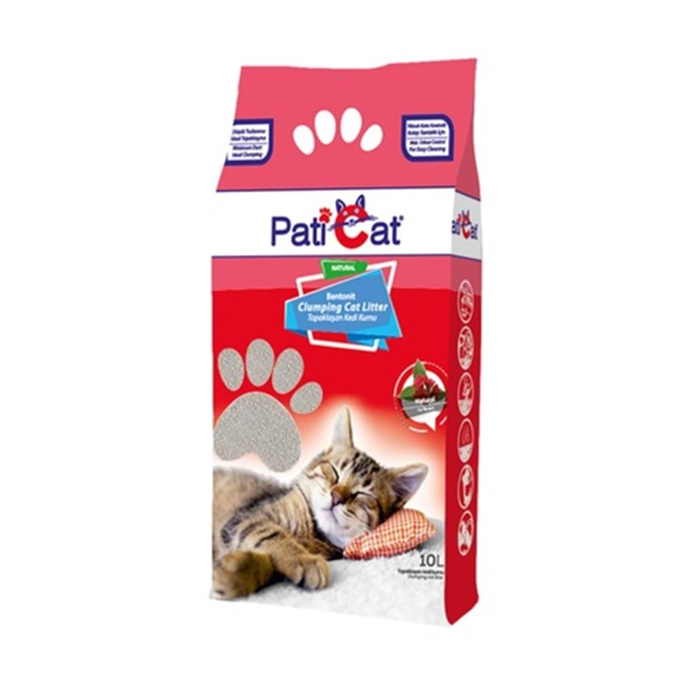 Paticat Kokusuz Kedi Kumu 10 Lt.