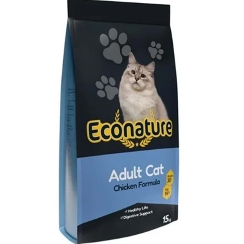 Econature Plus Adult Kedi Maması 1 Kg (Tavuk)