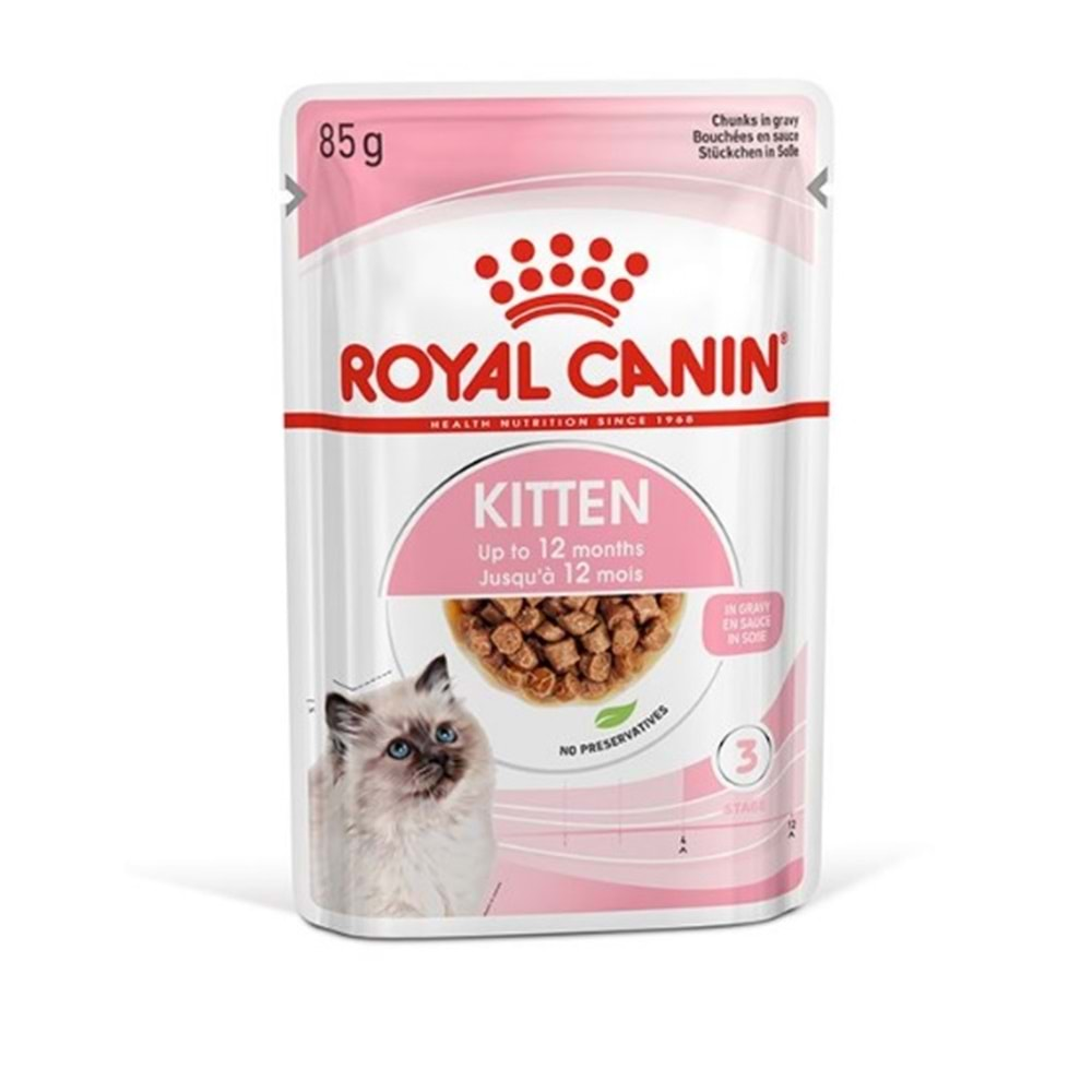 Royal Canin Kitten Gravy Kedi Pounch 85 Gr.