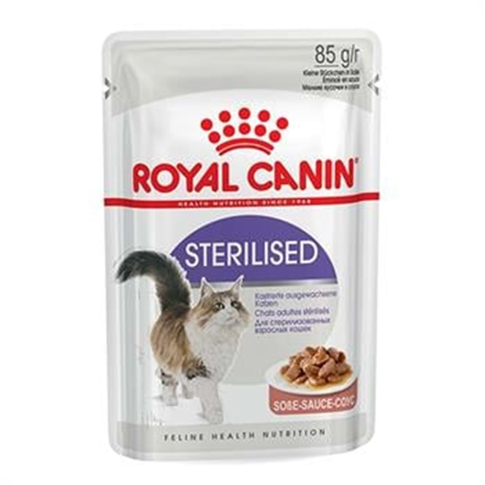 Royal Canin Sterilised Gravy Kedi Pounch 85 Gr.