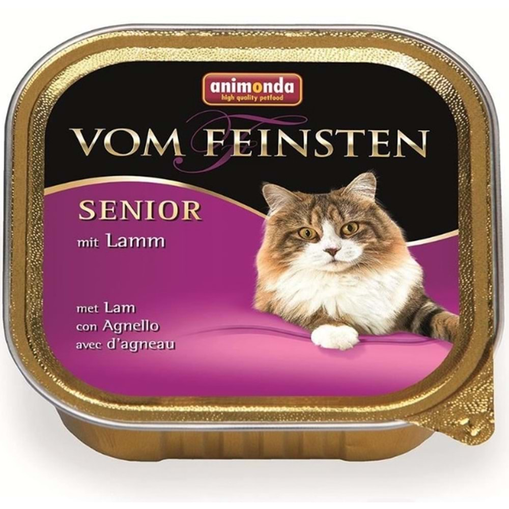 Animonda Vom Feinsten Senior Yaş Mama 100 Gr. (Kuzu Etli)