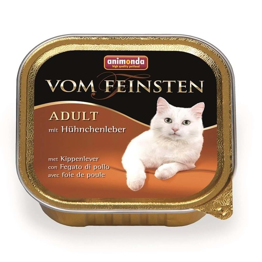 Animonda Vom Feinsten Yaş Mama 100 Gr. (Tavuk-Ciğer)