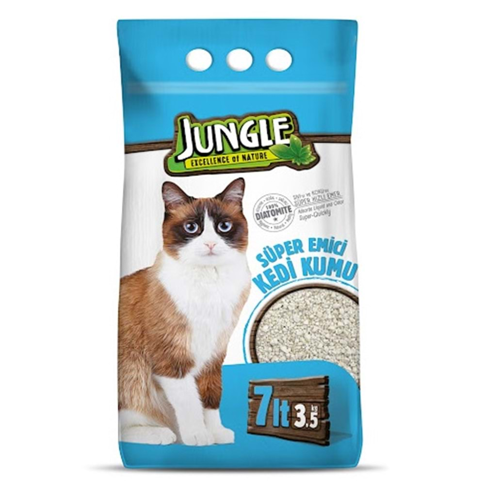 JUNGLE DIATOMIT KEDİ KUMU 7LT