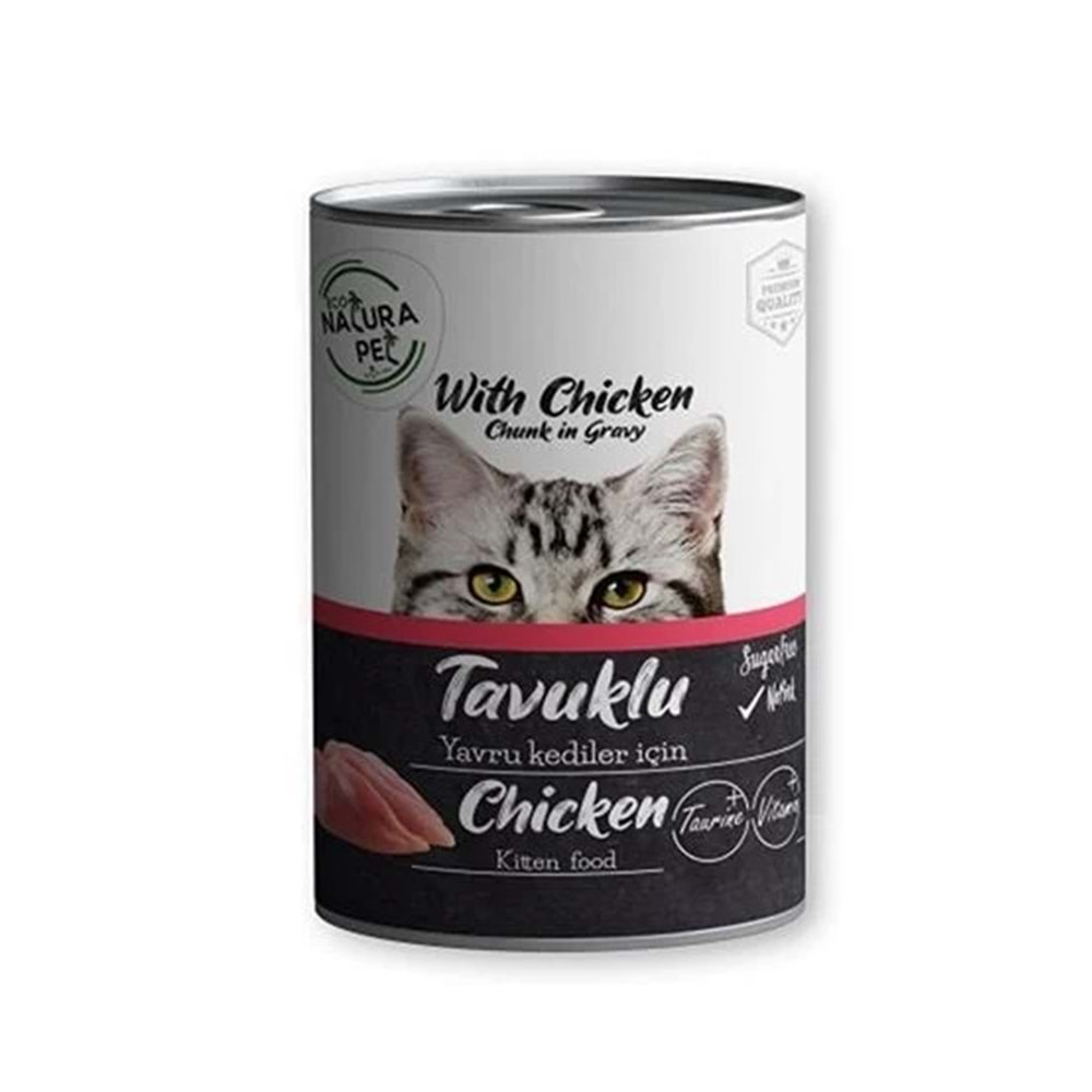 Eco Natura Yavru Kedi Tavuklu Konserve 400 Gr