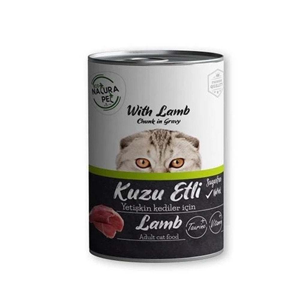 Eco Natura Kuzu Etli Yetişkin Kedi Konservesi 400 Gr