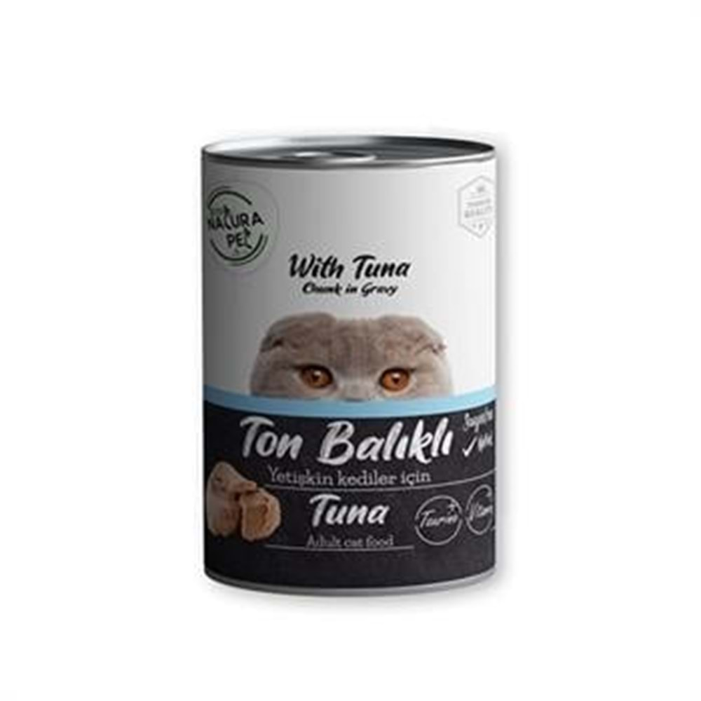 Eco Natura Yetişkin Kedi Ton Balıklı Konserve 400 Gr