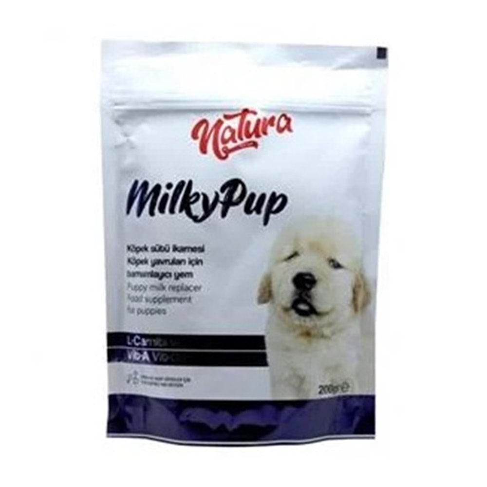 Natura MilkyPup 200 gr Köpek Süt tozu