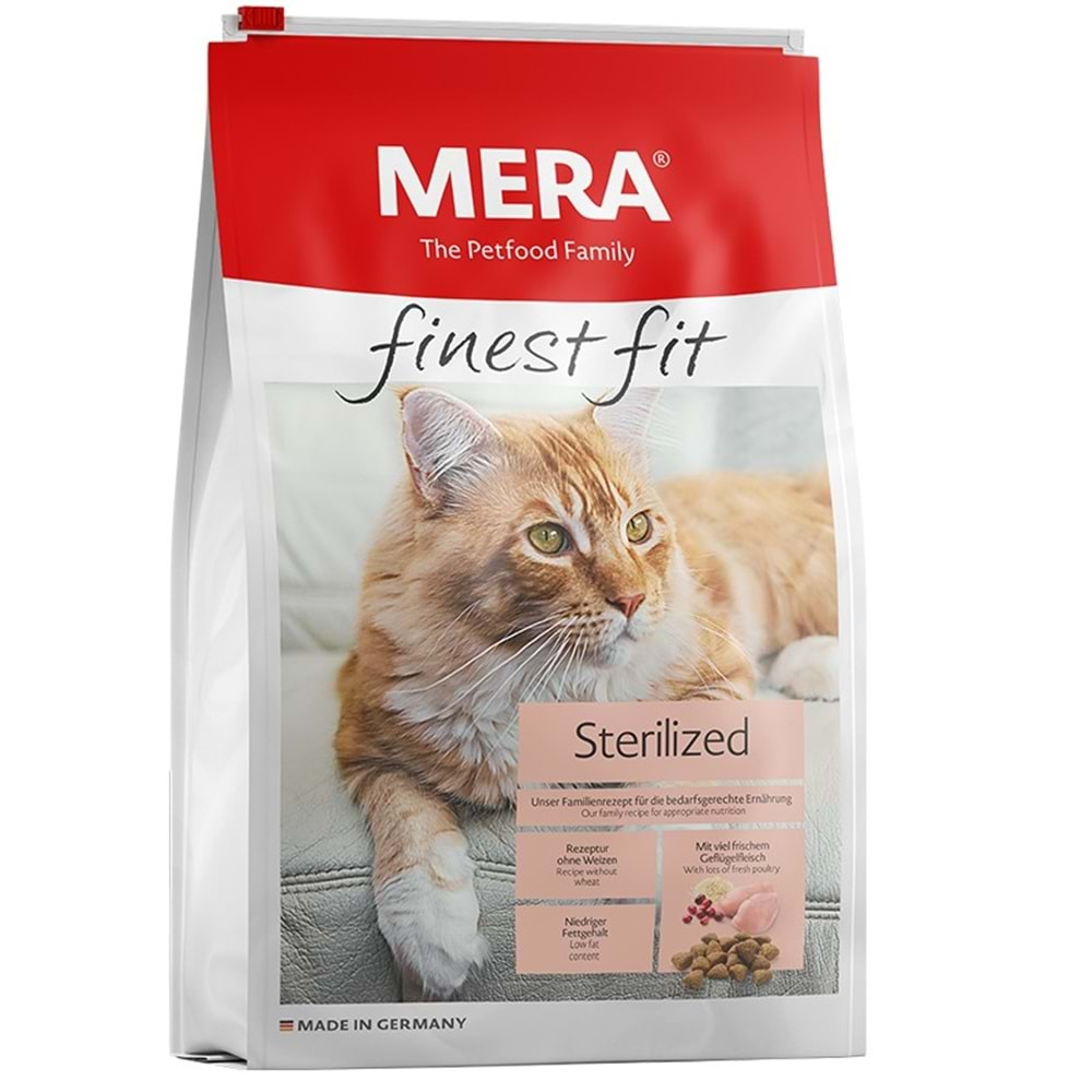 Mera Fitnest Fit Sterilised Kedi Maması 1 Kg (Tavuk&Pirinç)