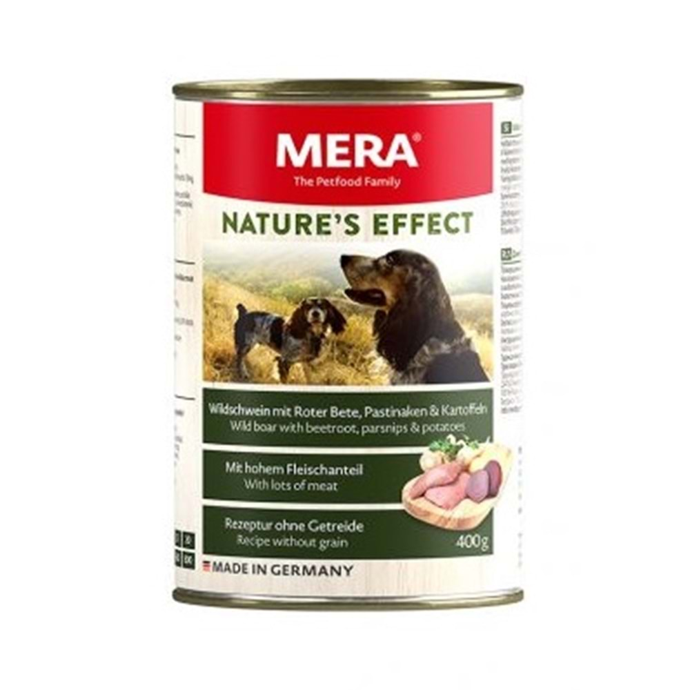 Mera Natures Effect Köpek Konservesi 400 Gr. (Yaban Domuzu)