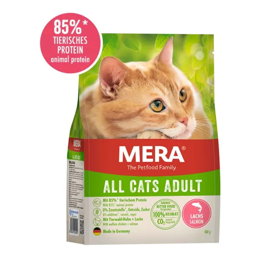 Mera Tahılsız Adult Kedi Maması 2 Kg (Somonlu)