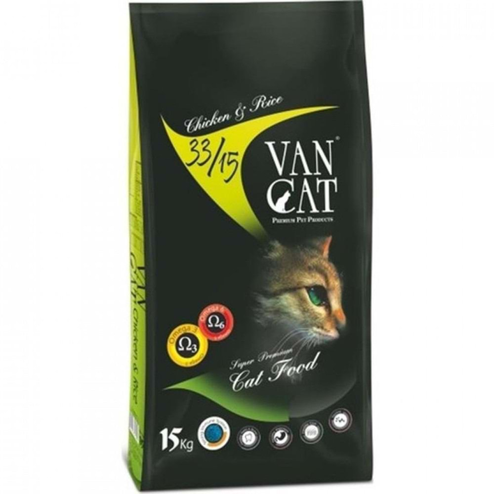 Van Cat Tavuklu Kedi Maması 15 Kg