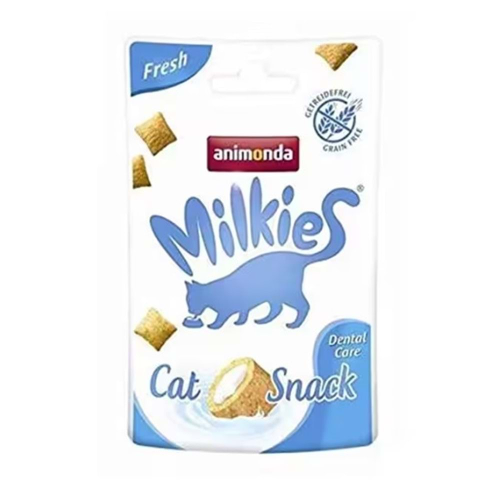 Animonda Milkies Fresh Diş Sağlığı Tahılsız Kedi Ödülü 30gr