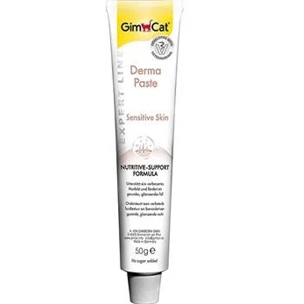 Gimcat Derma Sensitive Skin Tüy Sağlığı Destekleyici Kedi Macunu 50gr