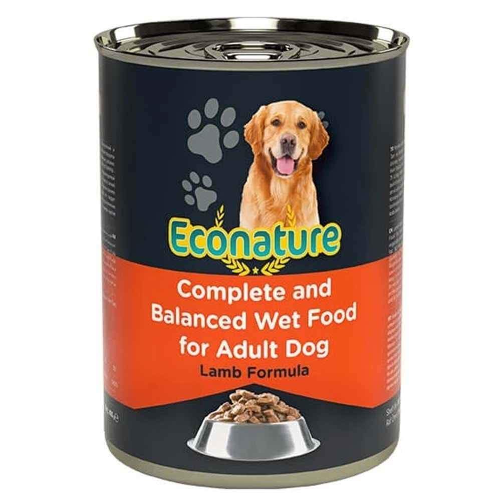 Econature Yetişkin Köpek Kuzu Etli 400gr