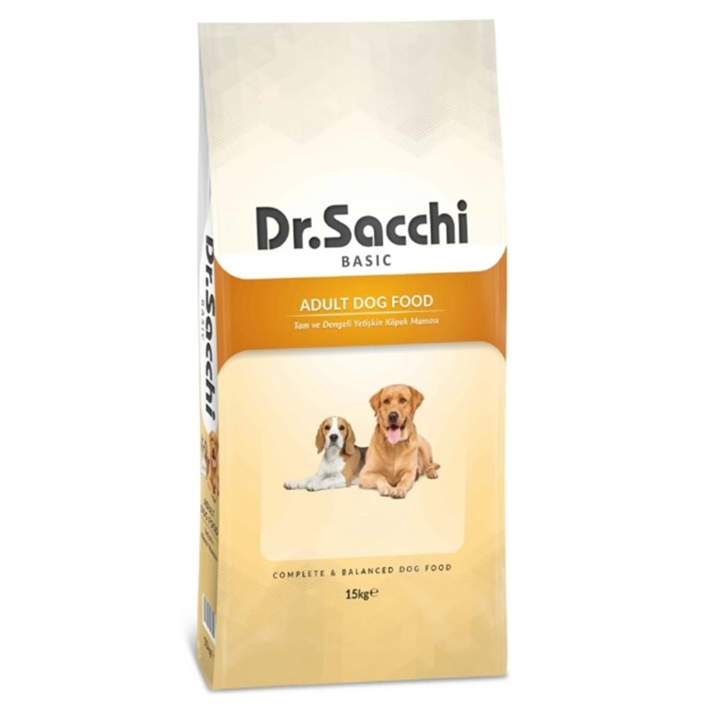 Dr.Sacchi Basic Chicken Tavuklu 15 kg Yetişkin Köpek Maması