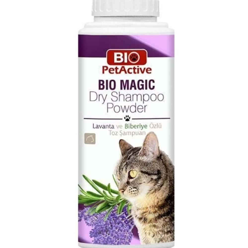 Bio Pet Lavanta ve Biberiye Özlü Toz Kedi Şampuanı 150 gr