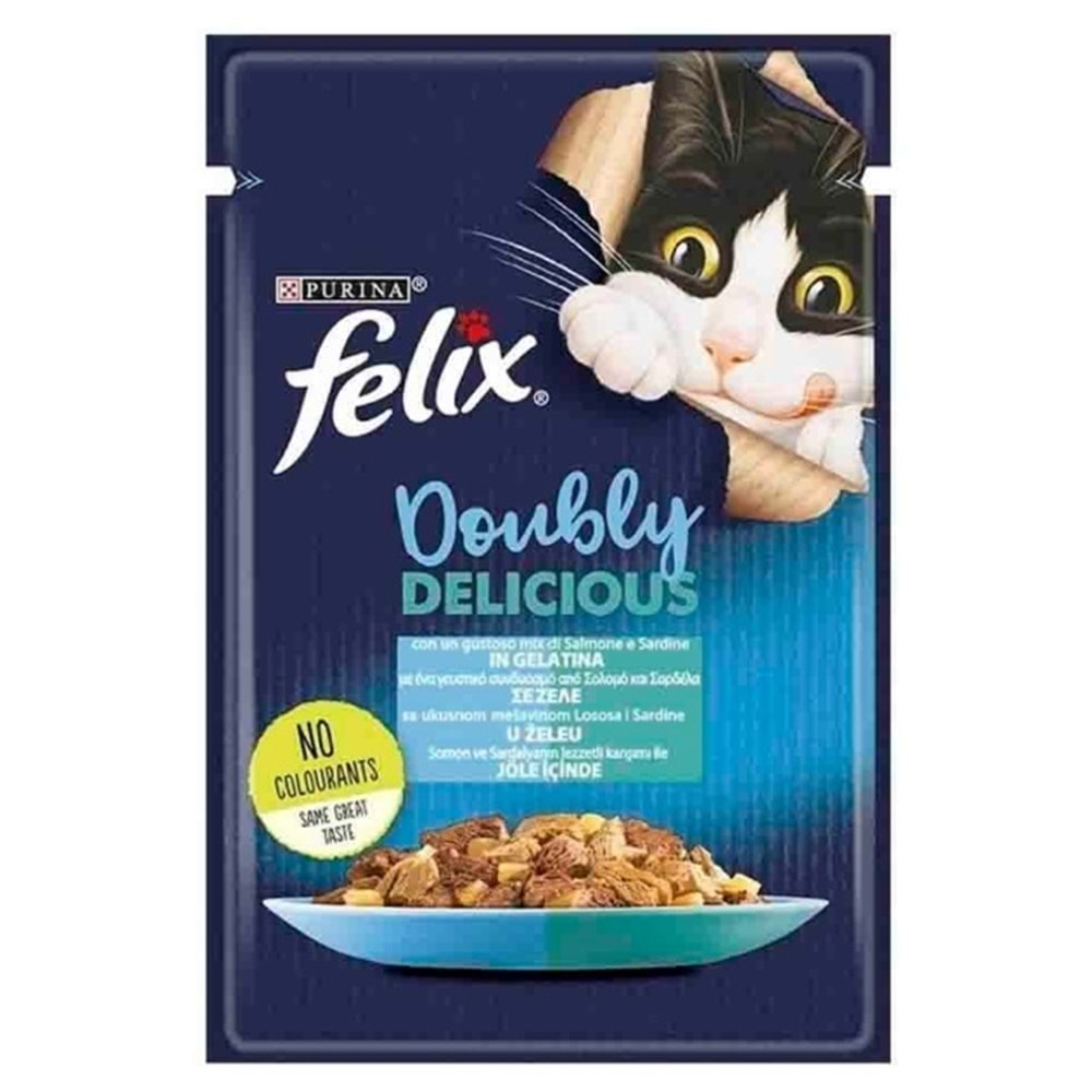 Felix Adult Somon&Sardalya Jöleli Pounch 85 Gr.