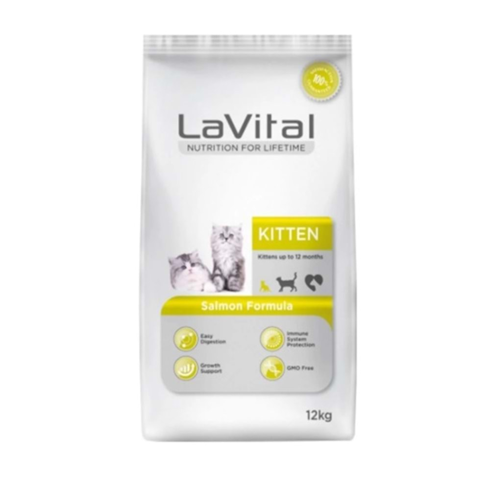 LaVital Kitten Kedi Maması 1 Kg (Somon)