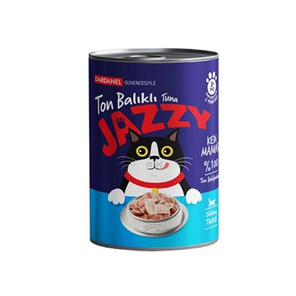 Dardanel Jazzy Kedi Konservesi 400 Gr. (Ton Balıklı)