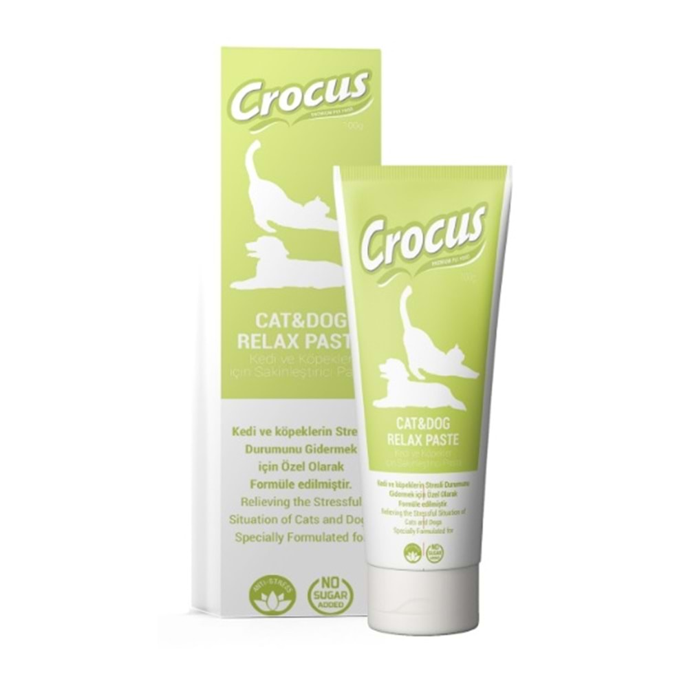 Crocus Relax Kedi Köpek Sakinleştirici Macun 100 Gr