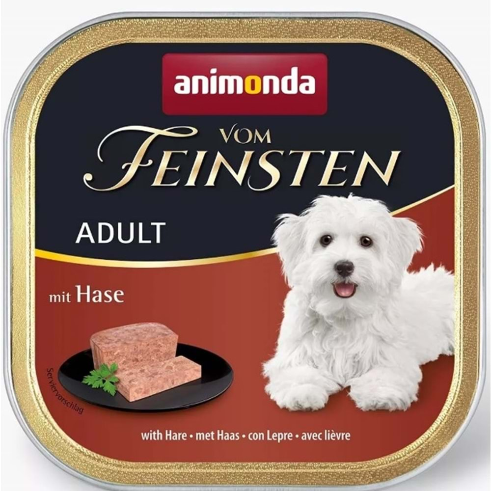 Animonda Vom Feinsten Tavşan Etli Köpek Konservesi 150 Gr