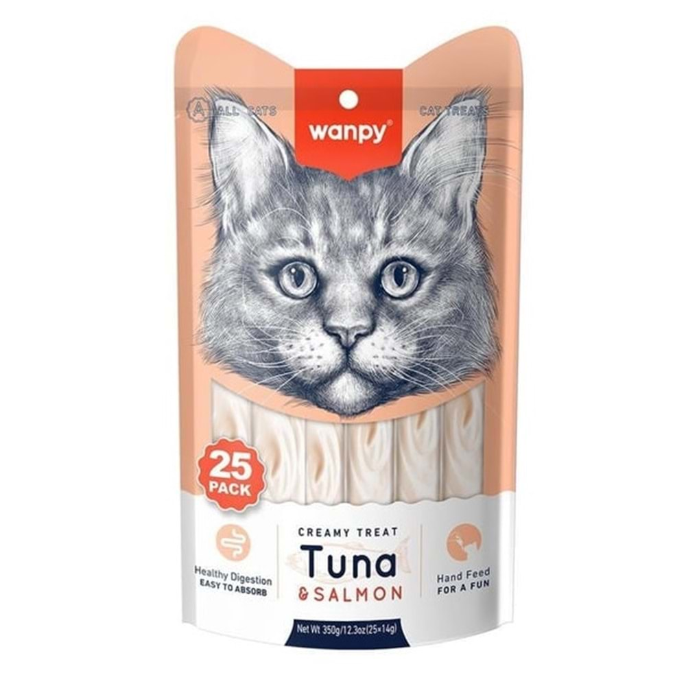 Wanpy Ton Balığı&Somon Sıvı Ödül 25x14 gr