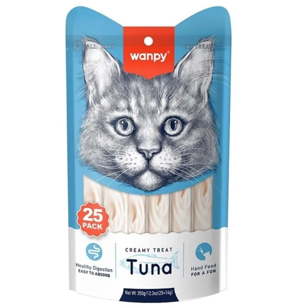 Wanpy Ton Balıklı Krema Kedi Ödülü 25x14gr