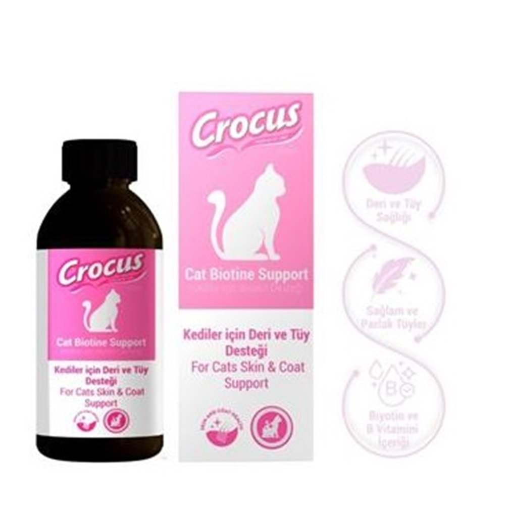 Crocus Kedi Tüy Sağlığı Damlası 100 Ml