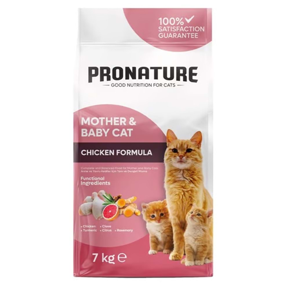 Pronature Mother & Baby Kedi Maması 1 Kg (Tavuk)