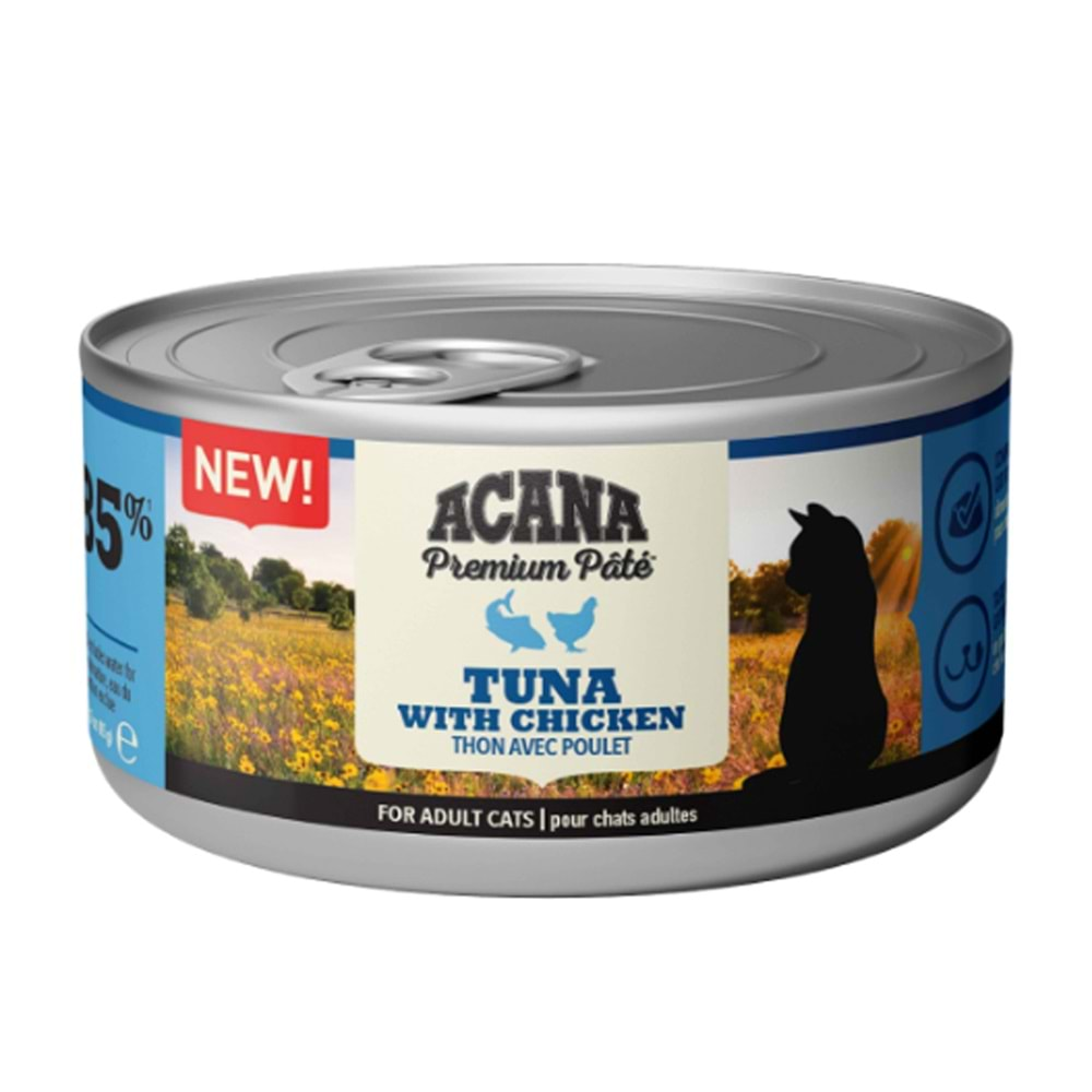 Acana Premium Pate Kedi Konservesi 85 Gr. (Ton&Tavuk)