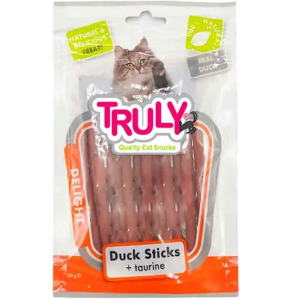 Truly Delight Ördekli Taurinli Kedi Ödül Çubuğu 50 Gr.