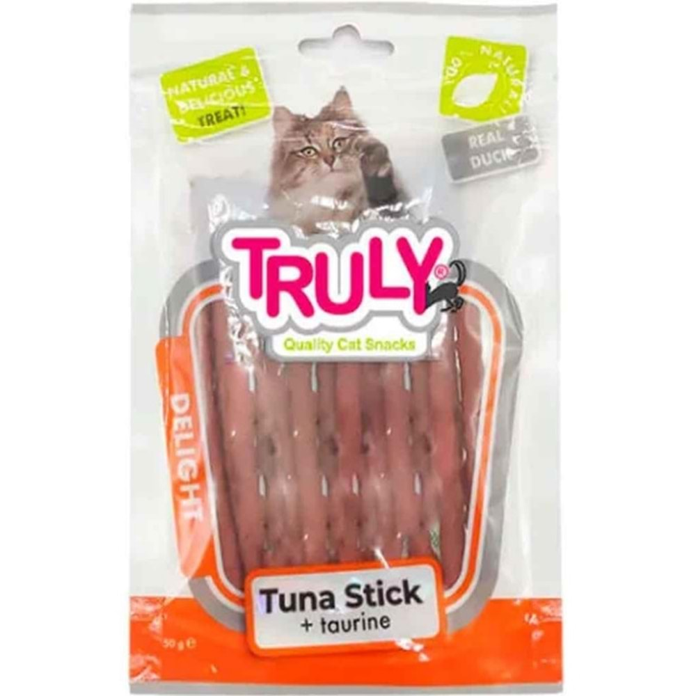 Truly Delight Ton Balıklı Taurinli Kedi Ödül Çubuğu 50 Gr.