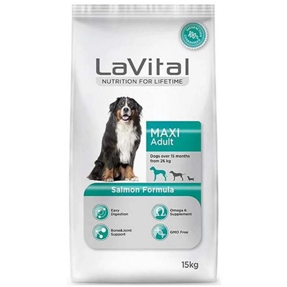 Lavital M/L Adult Köpek Maması 15 Kg(Somon)