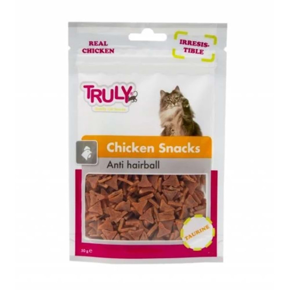 Truly Kedi Ödül Anti Hairball Tavuk 50G