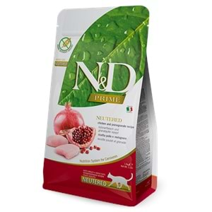 N&D Tahılsız Sterilised Kedi Maması 1 Kg (Tavuk&Nar)