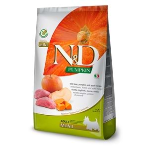 N&D Balkabaklı S/Mini Adult Köpek Maması 2,5 Kg (Yaban Domuzu&Elma)