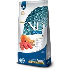 N&D Ocean D.Tahıllı Sterilised Kedi Maması 1 Kg (Somon&Portakal)