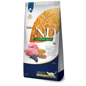 N&D D.Tahıllı Sterilised Kedi Maması 1 Kg (Kuzu&Yaban Mersini)