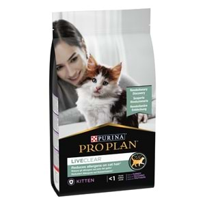 Pro Plan LiveClear Kitten Kedi Maması 1,4 Kg (Hindi)