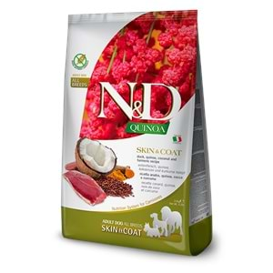 N&D Quınoa Skin&Coat Adult Tüm Irklar Köpek Maması 2,5Kg (Ördekli)