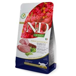 N&D Quinoa Weight Management Adult Kedi Maması 1.5 Kg (Kuzu&Brokoli)