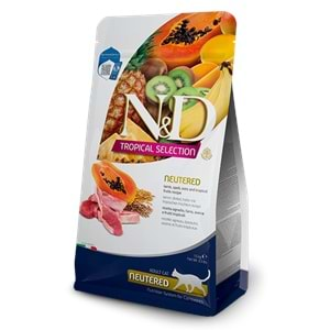 N&D Tropical D. Tahıllı Steril Kedi Maması 1 Kg (Kuzu)