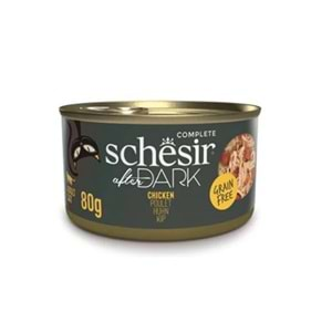 Schesir After Dark Sos İçinde Tavuk Etli Tahılsız Yetişkin Kedi Konservesi 80gr