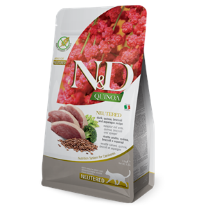 N&D Quinoa Ördek Etli Kinoalı Brokolili Tahılsız Kısırlaştırılmış Kedi Maması 1,5kg