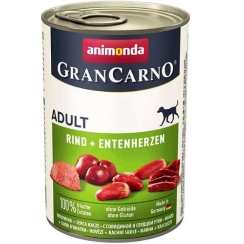 Animonda GranCarno Adult Köpek Konservesi 400 Gr. (Sığır&Ördek)