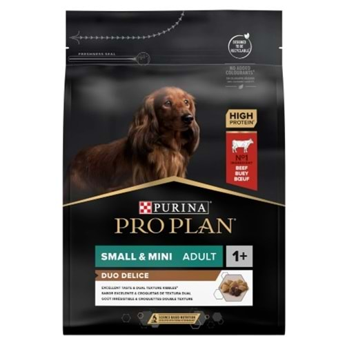 Pro Plan Duo Delice S/M Adult Köpek Maması 2.5 Kg (Biftek)